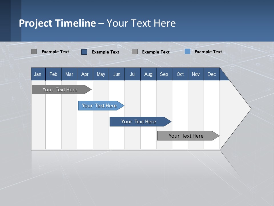 Flat Digital Blue PowerPoint Template