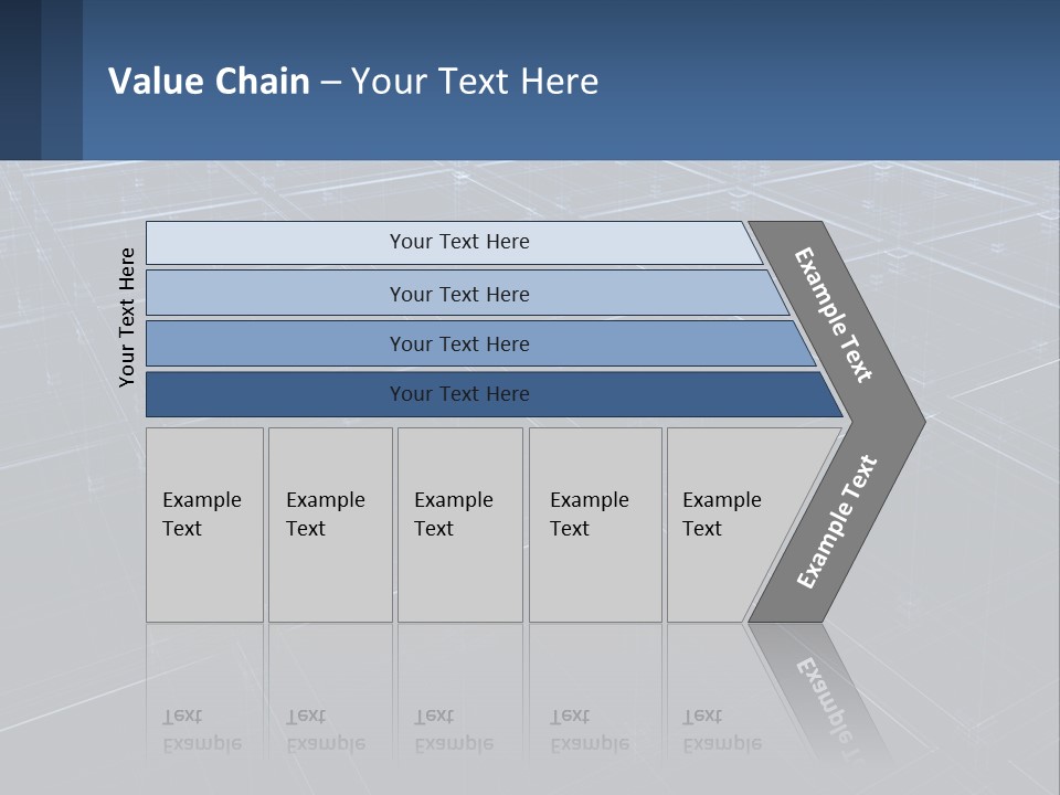 Flat Digital Blue PowerPoint Template