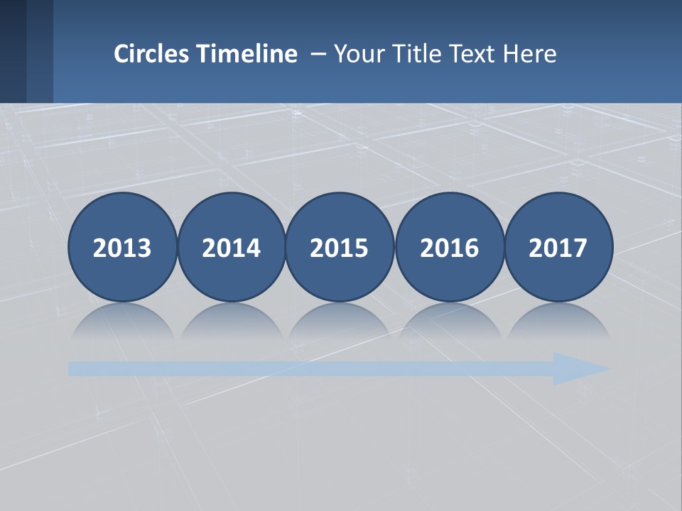 Flat Digital Blue PowerPoint Template