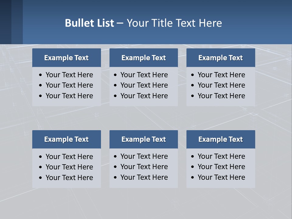 Flat Digital Blue PowerPoint Template