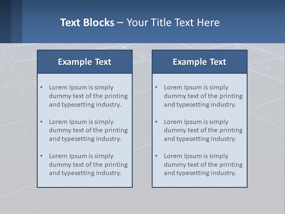 Flat Digital Blue PowerPoint Template