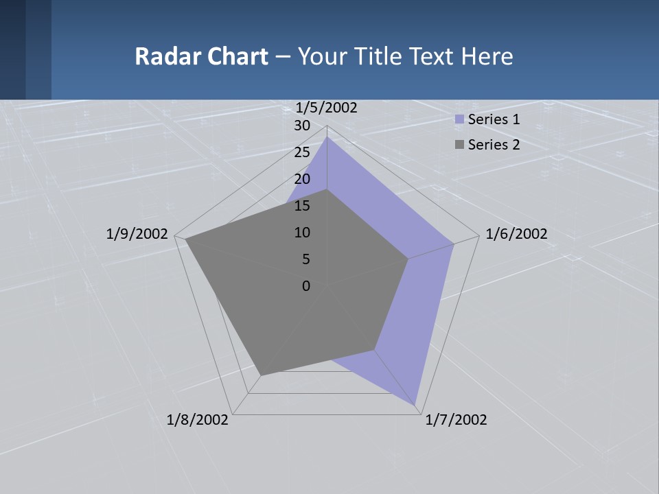 Flat Digital Blue PowerPoint Template