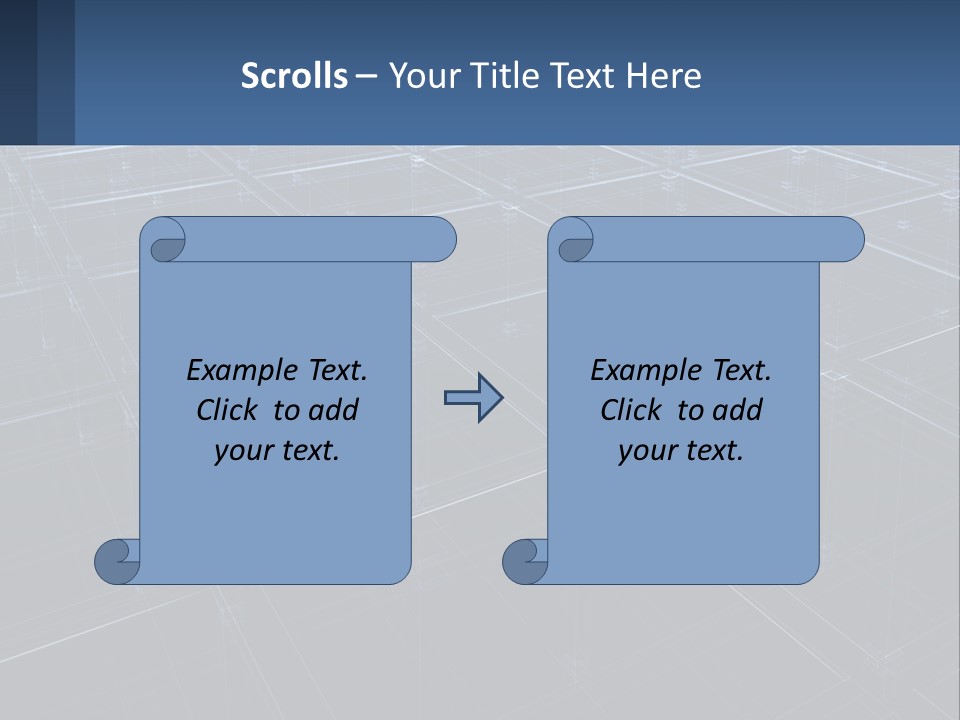 Flat Digital Blue PowerPoint Template