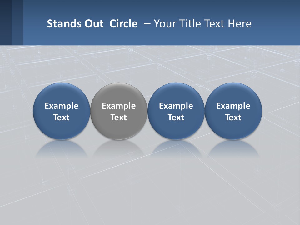 Flat Digital Blue PowerPoint Template