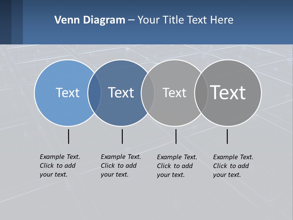 Flat Digital Blue PowerPoint Template