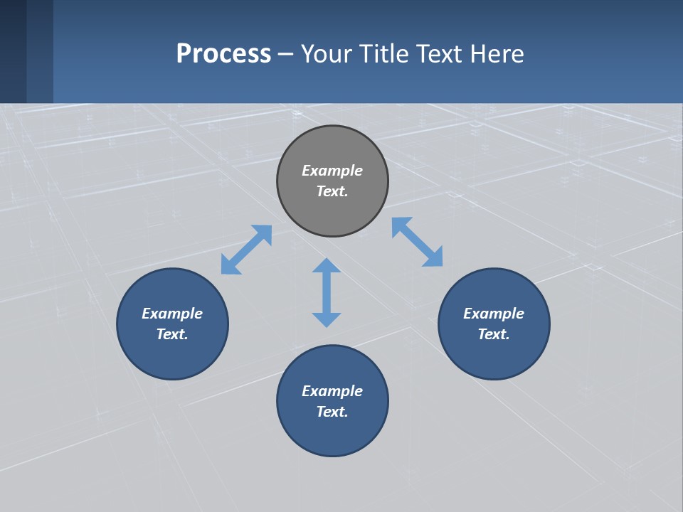 Flat Digital Blue PowerPoint Template