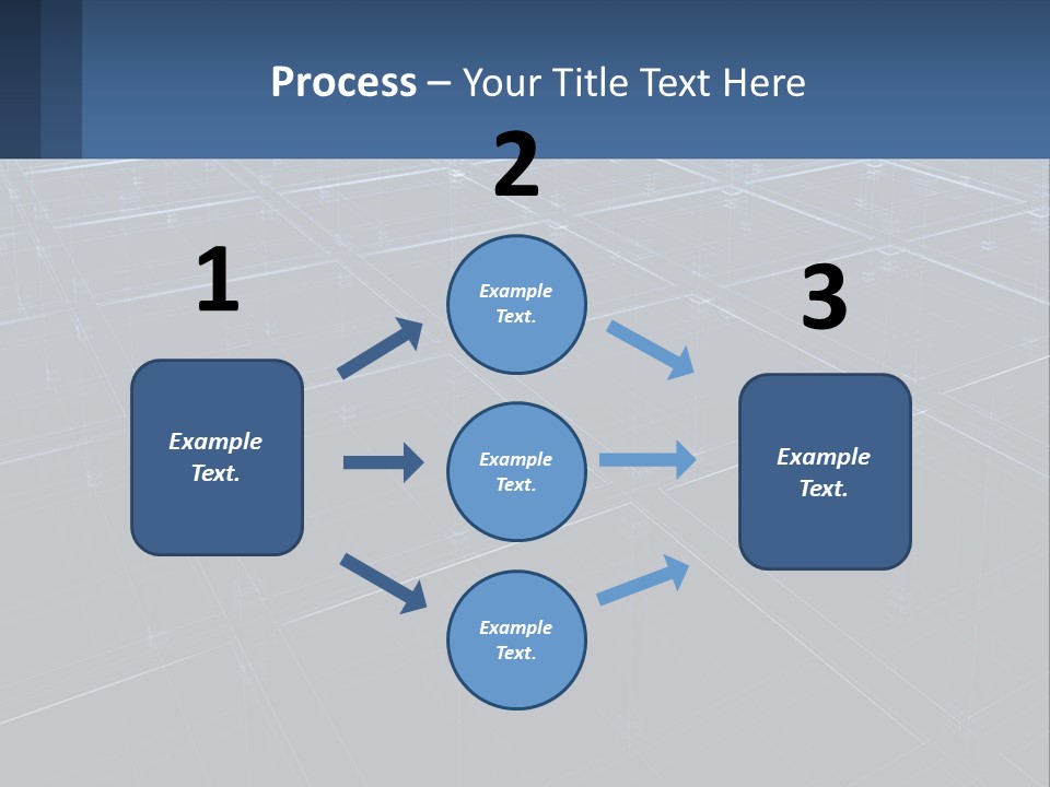 Flat Digital Blue PowerPoint Template