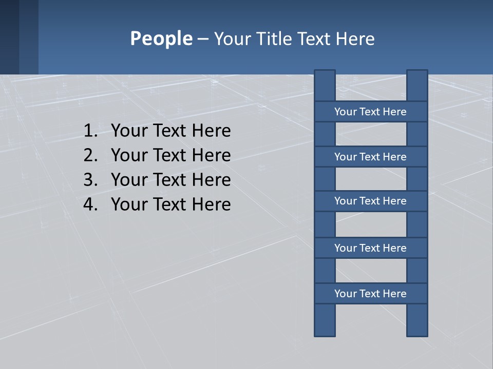 Flat Digital Blue PowerPoint Template