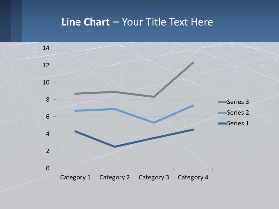 Flat Digital Blue PowerPoint Template