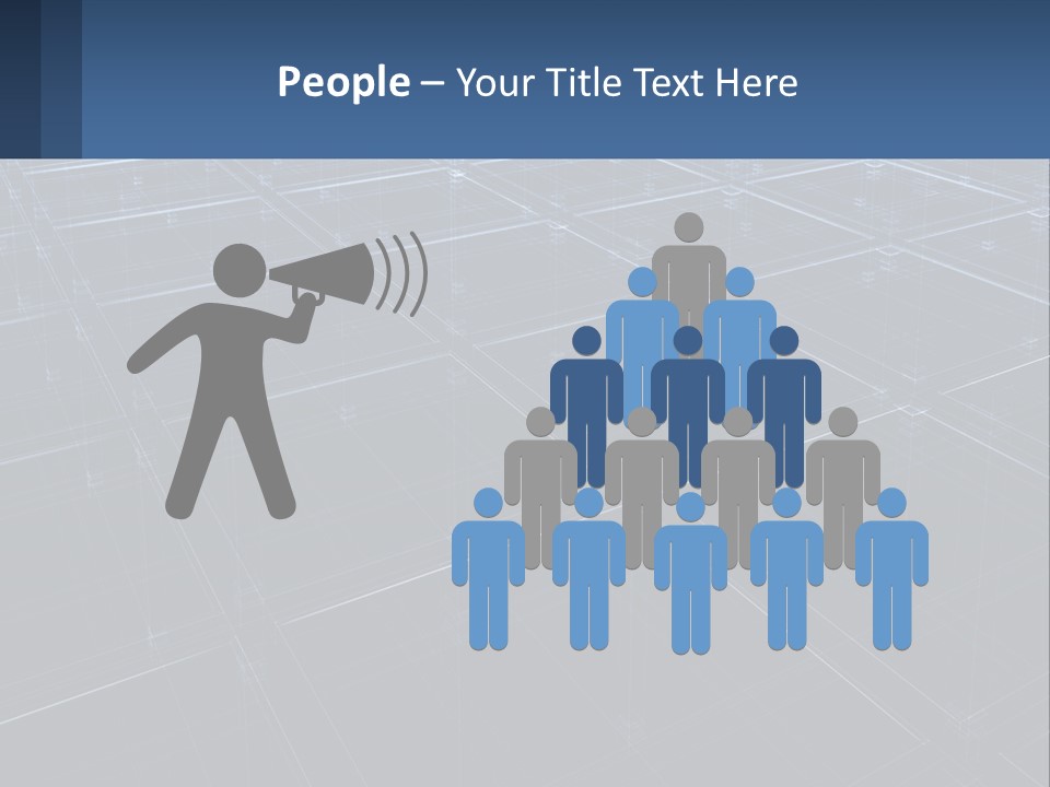 Flat Digital Blue PowerPoint Template