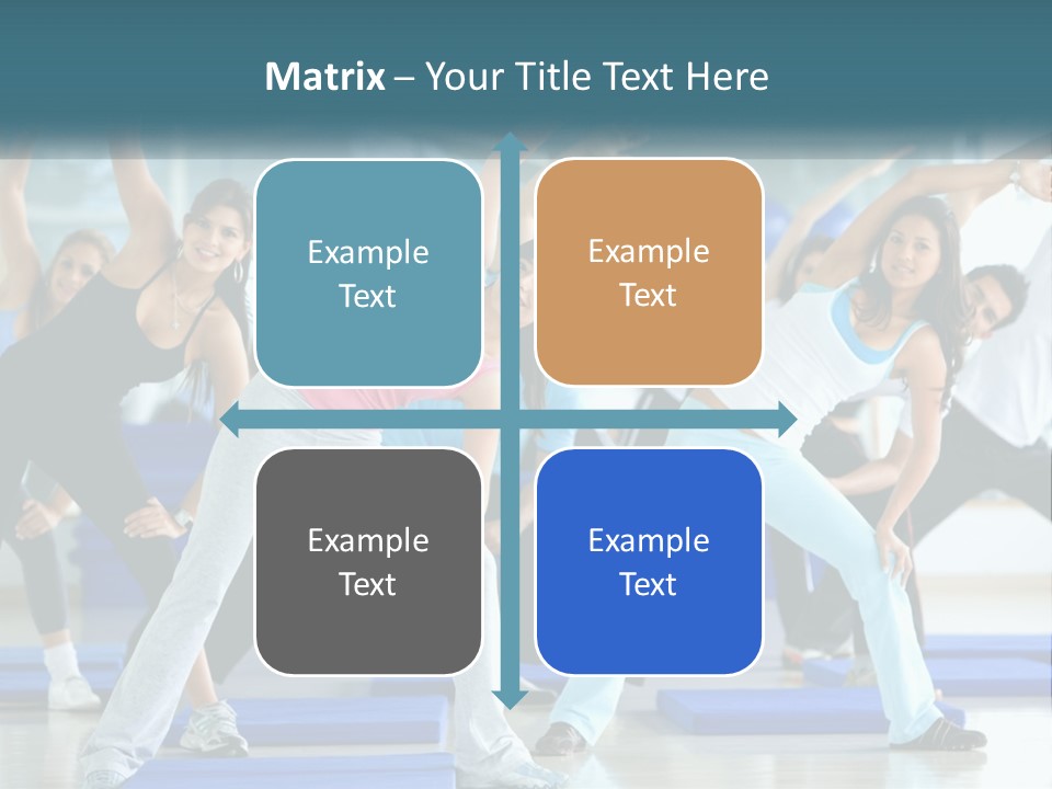 Fit Blue Fitness PowerPoint Template