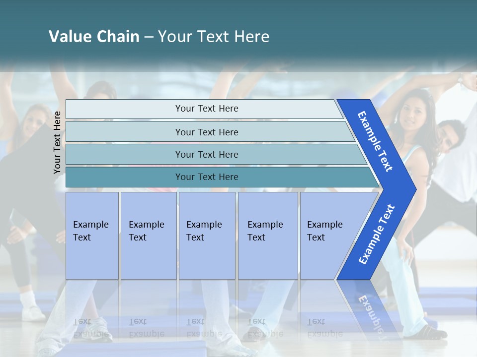 Fit Blue Fitness PowerPoint Template