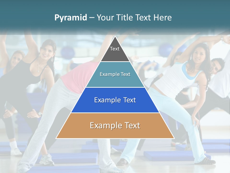 Fit Blue Fitness PowerPoint Template