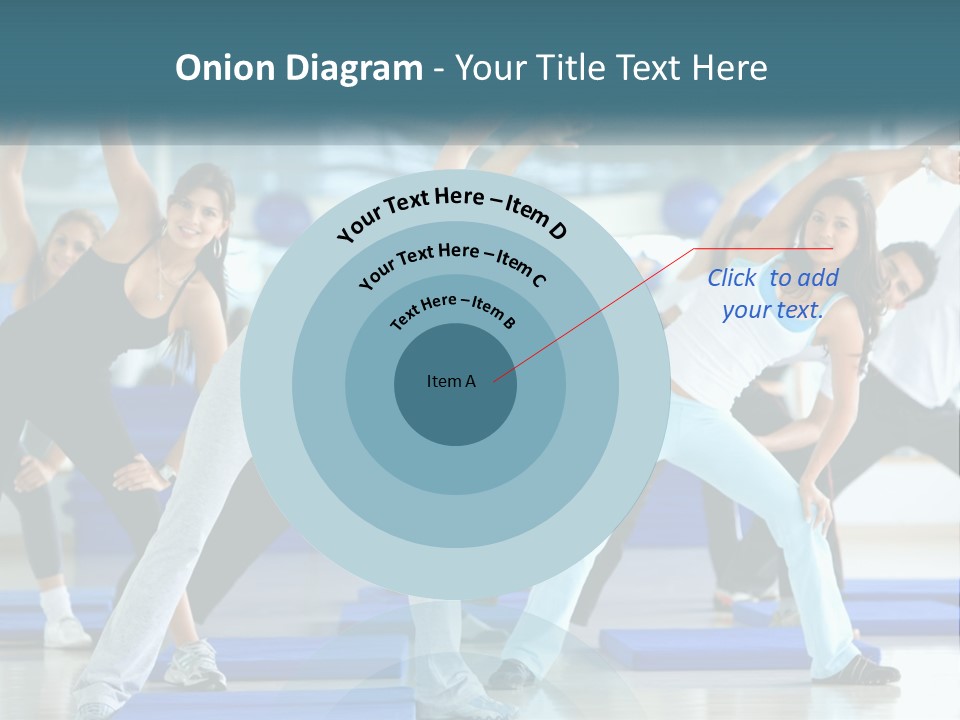 Fit Blue Fitness PowerPoint Template