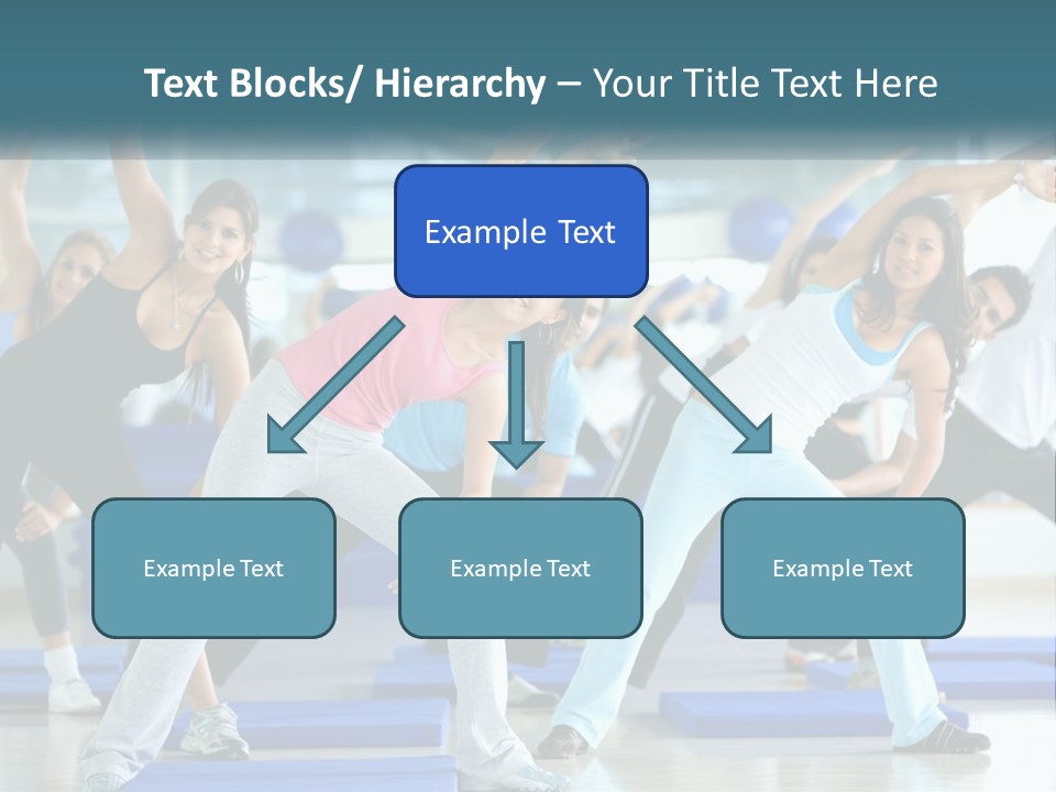 Fit Blue Fitness PowerPoint Template