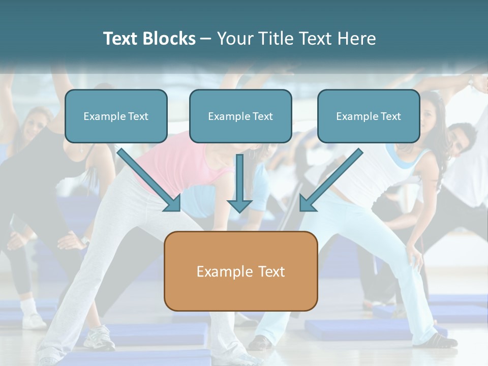 Fit Blue Fitness PowerPoint Template