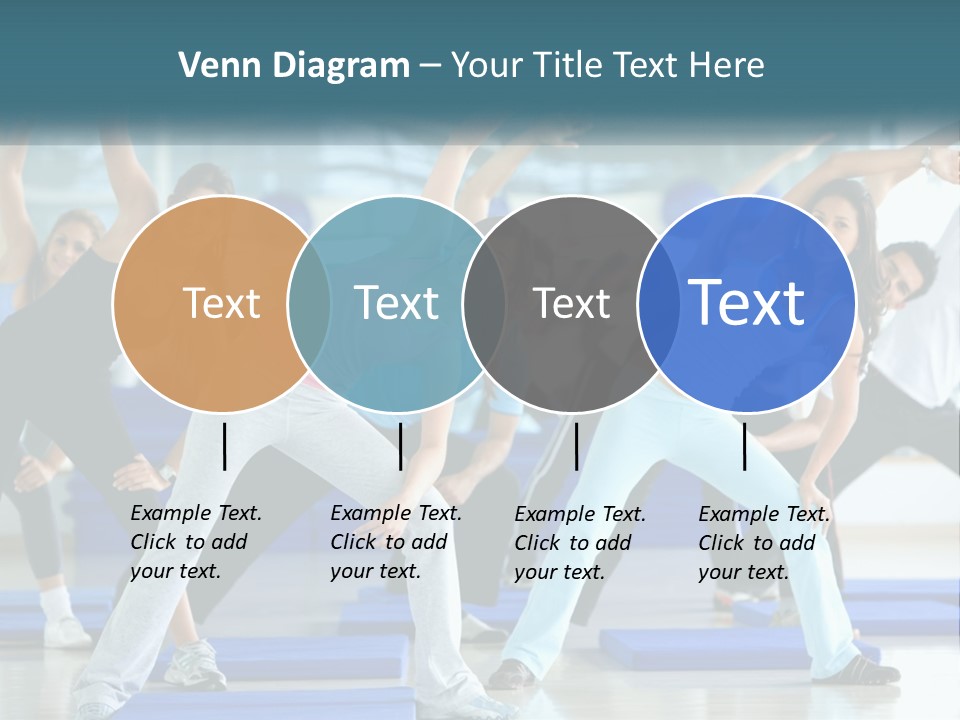 Fit Blue Fitness PowerPoint Template