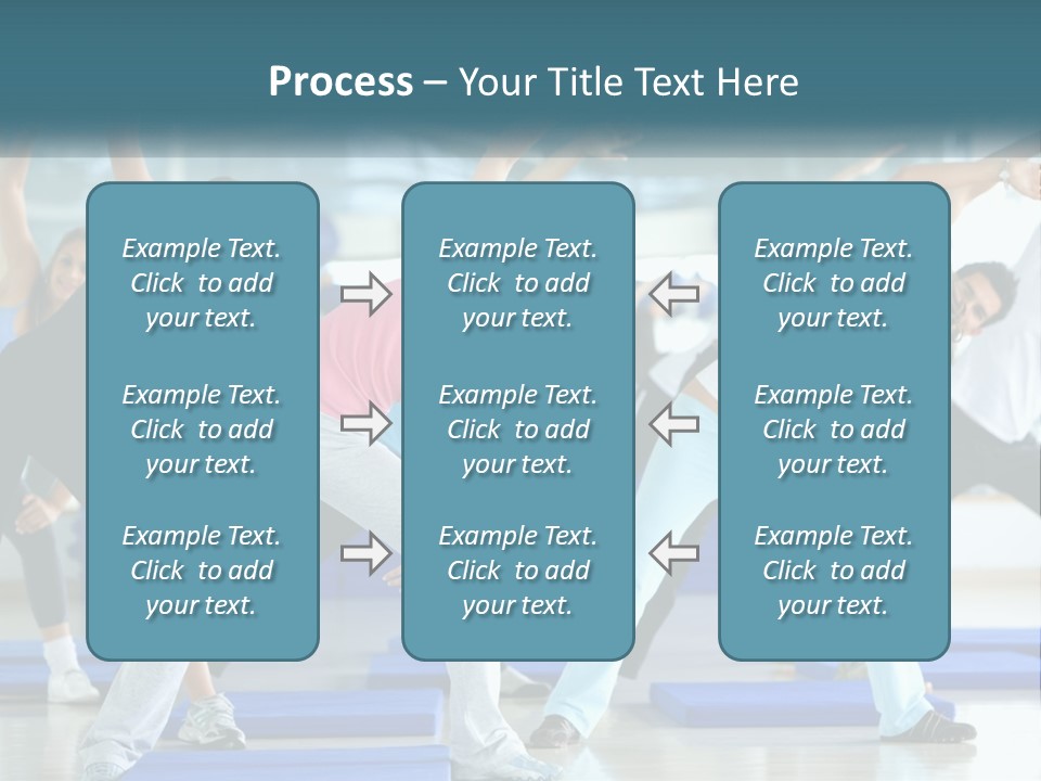 Fit Blue Fitness PowerPoint Template