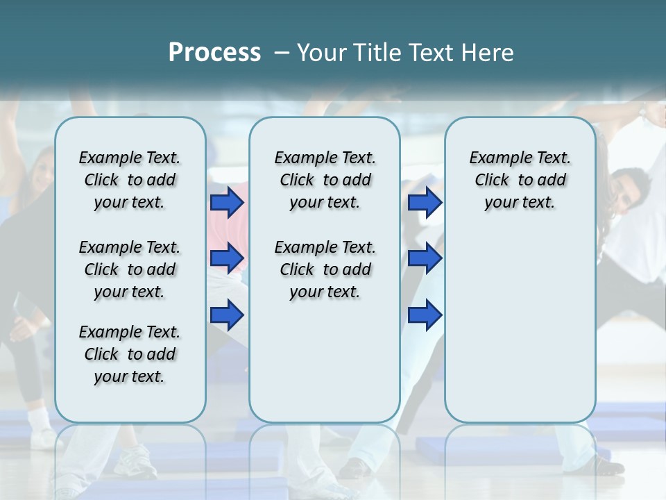 Fit Blue Fitness PowerPoint Template