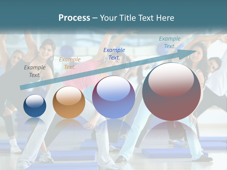 Fit Blue Fitness PowerPoint Template