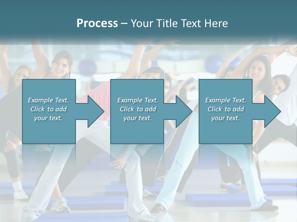 Fit Blue Fitness PowerPoint Template