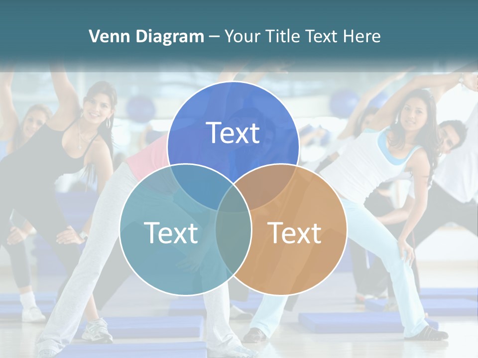 Fit Blue Fitness PowerPoint Template