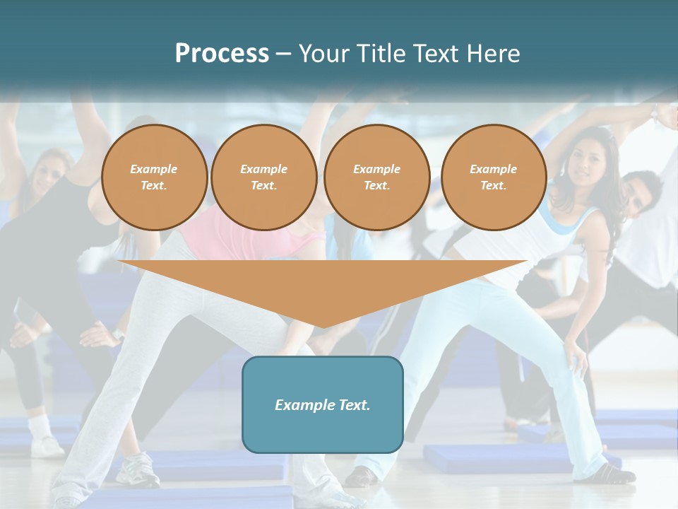 Fit Blue Fitness PowerPoint Template