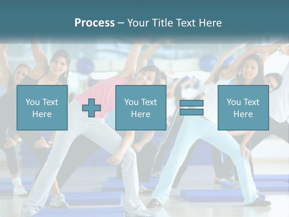 Fit Blue Fitness PowerPoint Template