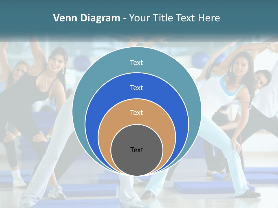 Fit Blue Fitness PowerPoint Template