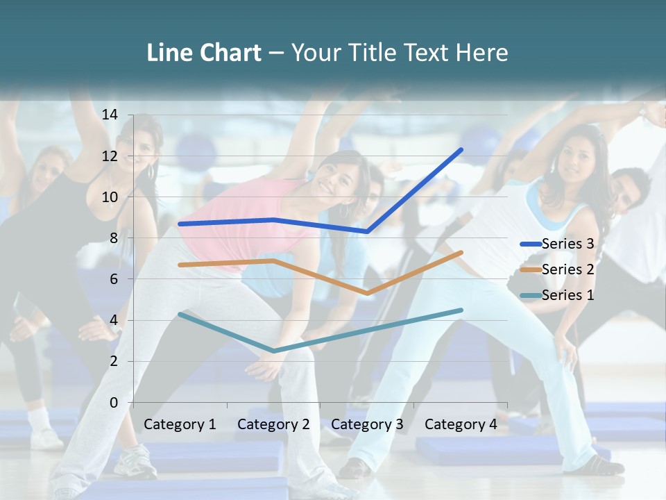 Fit Blue Fitness PowerPoint Template
