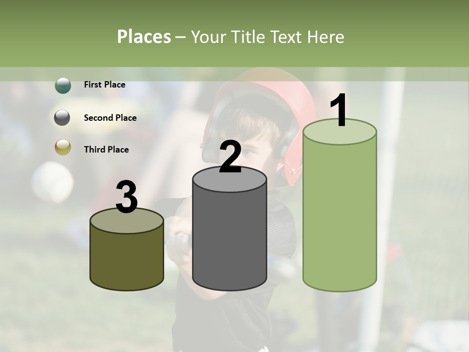 Cute Baseball Play PowerPoint Template