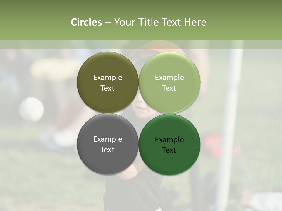 Cute Baseball Play PowerPoint Template