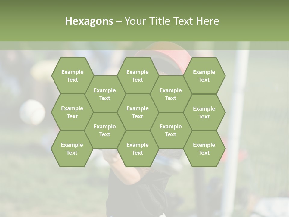 Cute Baseball Play PowerPoint Template