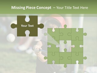 Cute Baseball Play PowerPoint Template
