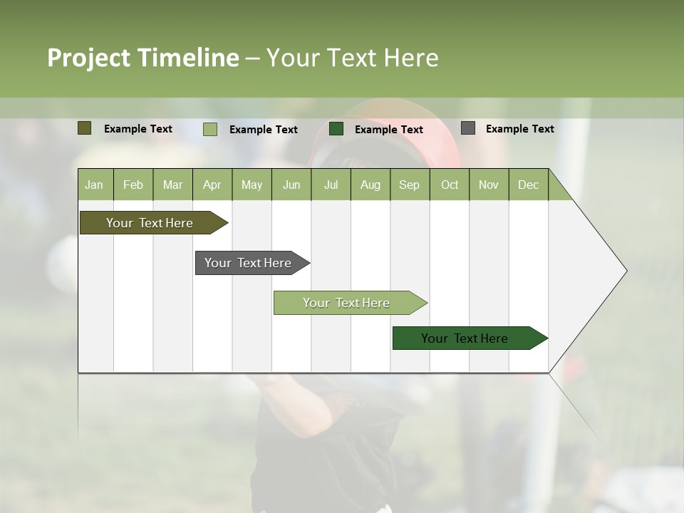Cute Baseball Play PowerPoint Template