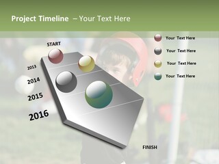 Cute Baseball Play PowerPoint Template