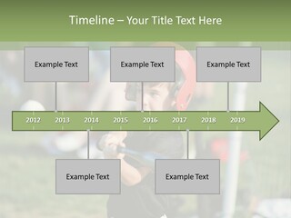 Cute Baseball Play PowerPoint Template