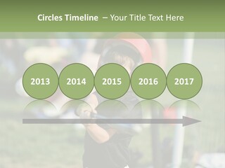 Cute Baseball Play PowerPoint Template