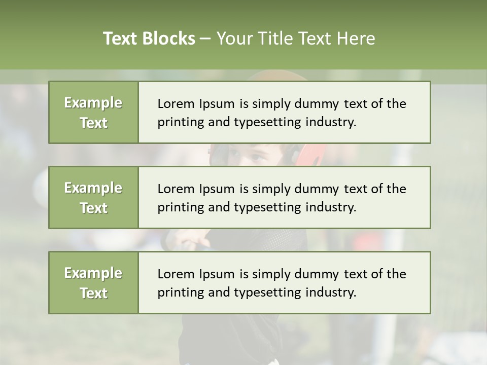 Cute Baseball Play PowerPoint Template
