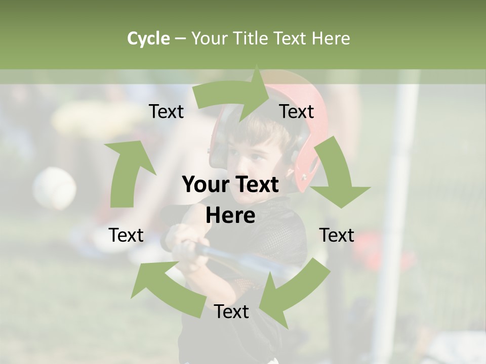 Cute Baseball Play PowerPoint Template