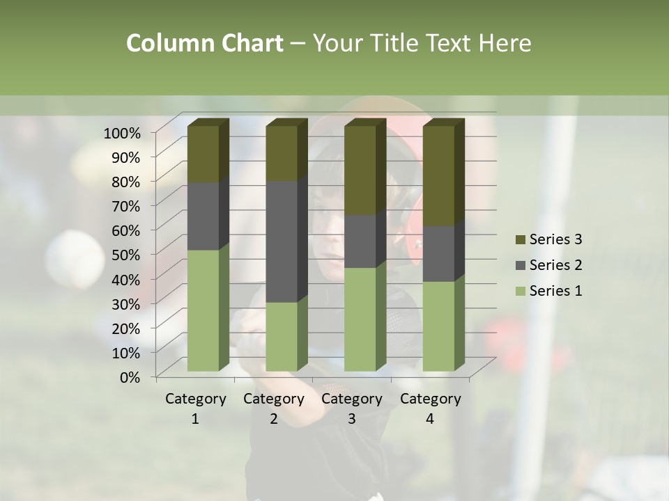 Cute Baseball Play PowerPoint Template