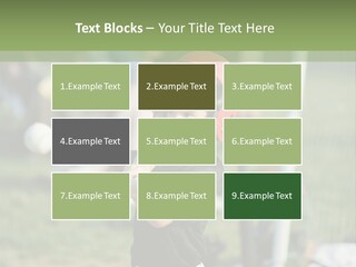 Cute Baseball Play PowerPoint Template