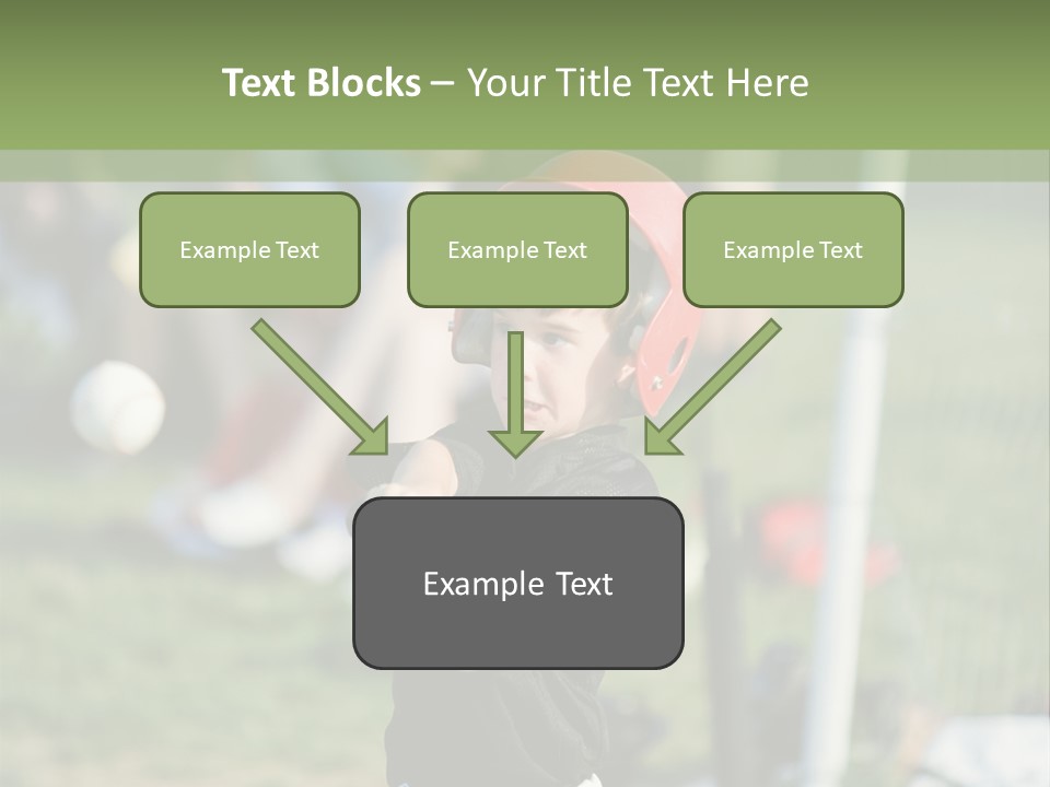 Cute Baseball Play PowerPoint Template