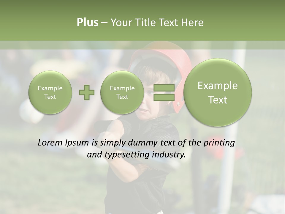 Cute Baseball Play PowerPoint Template