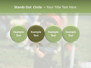 Cute Baseball Play PowerPoint Template