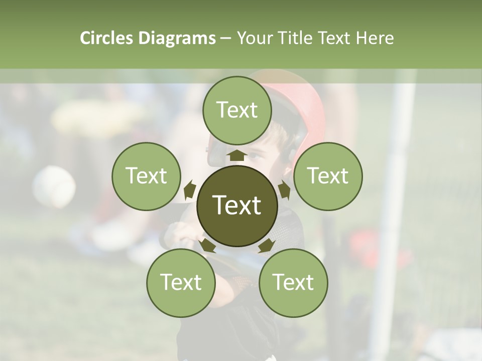 Cute Baseball Play PowerPoint Template