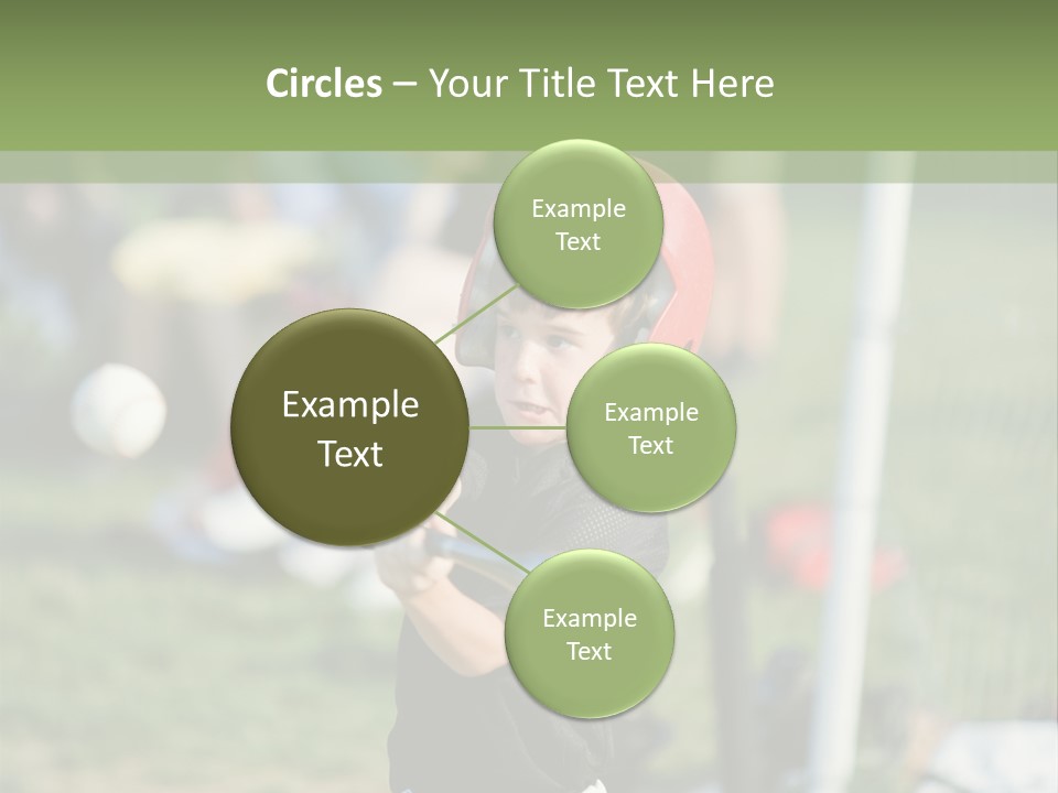 Cute Baseball Play PowerPoint Template