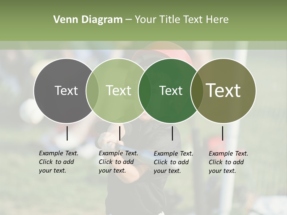 Cute Baseball Play PowerPoint Template