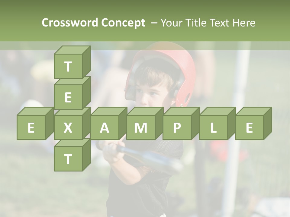 Cute Baseball Play PowerPoint Template