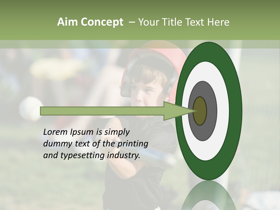 Cute Baseball Play PowerPoint Template